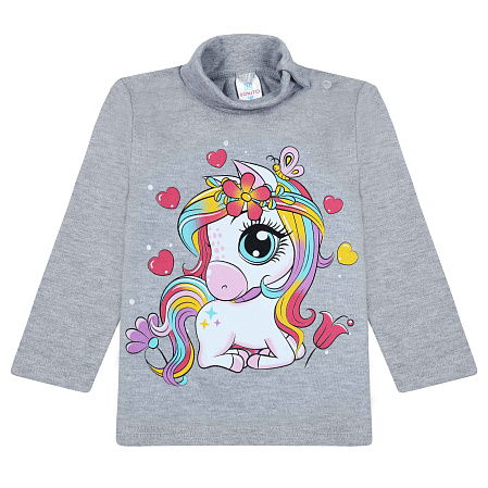 картинка БГ_ЧЗ Водолазка для девочки 1,5-4 лет 100% хлопок BONITO KIDS/BK0007D10-24/уп.4шт./меш.500шт. от магазина