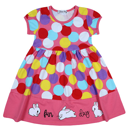 картинка БГ_ЧЗ Платье для девочки 3-7 лет 92% хлопок, 8% лайкра BONITO KIDS/BK1437P(01-23)(ЧЗ)/уп.5шт./меш.350шт. от магазина