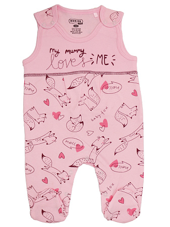картинка ЧЗ Полукомбинезон, 62-80,100% х/б, BONITO KIDS/OP371(ЧЗ)/уп.4 шт./меш.480 шт. от магазина