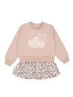 БГ_ЧЗ Платье для девочки 3-7 лет, 100% Хлопок, BONITO KIDS/SS6188P(ЧЗ)/уп.5шт./меш.160шт.