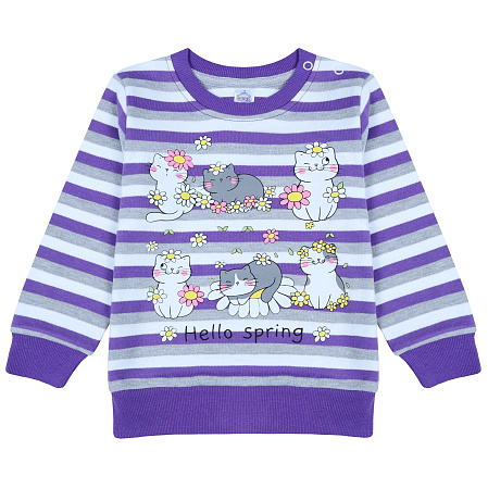 картинка БГ_ЧЗ Джемпер для девочки 2-5 лет, 100% х/б BONITO KIDS /BK0882DJ(10-22)(ЧЗ)/уп.4шт./меш.440шт. от магазина