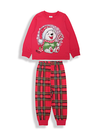 КГ Пижама для мальчика, 2-6 лет, 100% хлопок, BONITO KIDS/BK1495PJ(2025)/уп.5шт./меш.300шт. от магазина