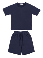 БГ_ЧЗ Комплект для мальчиков (футболка и шорты) 7-11 лет 95% хлопок, 5% лайкра BONITO KIDS/SS6187KM(ЧЗ)/уп.5шт./меш.140шт.