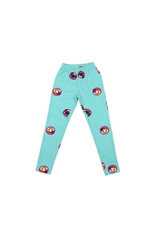 картинка ЧЗ Лосины для девочки 7-11 лет 92% хлопок, 8% лайкра BONITO KIDS/BK1166L(ЧЗ)/уп.5шт./меш.460шт. от магазина