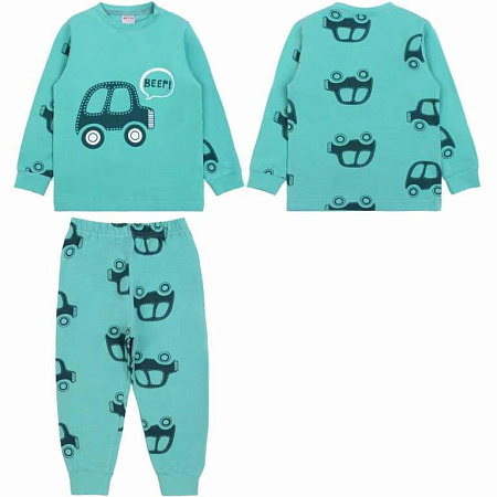 БГ_ЧЗ Пижама для мальчика 3-7 лет 95% хлопок, 5% эластан BONITO KIDS/OP1391(ЧЗ)/уп.5шт./меш.250шт. от магазина