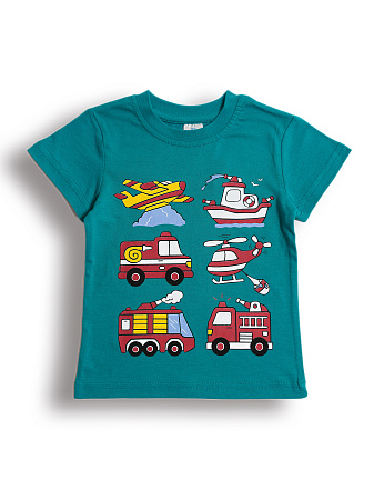БГ_ЧЗ Футболка для мальчика 1-4 лет 100% хлопок BONITO KIDS/BK0001M(2025)(ЧЗ)/уп.4шт./меш.800шт. от магазина