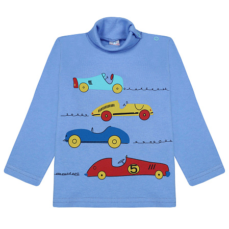 БГ_ЧЗ Водолазка для мальчика 1-4 лет 100% хлопок BONITO KIDS/BK0007M(06-23)(ЧЗ)/уп.4шт./меш.500шт. от магазина
