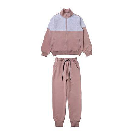 картинка ЧЗ Комплект для девочки (бомбер и брюки), 8-12 лет, 65% хлопок, 27% полиэстер, 8% эластан, BONITO KIDS/OP1852(ЧЗ)/уп.5шт./меш.100шт. от магазина