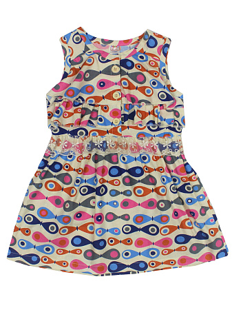 картинка КГ Платье для девочки 1-4 лет 100% хлопок BONITO KIDS/BK286P/уп.4шт./меш.512шт. от магазина