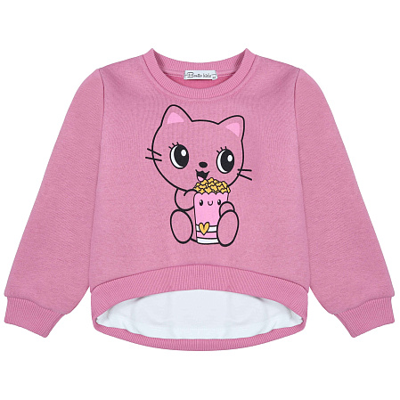 картинка КГ Свитшот для девочки 3-7 лет 85% хлопок 15% пэ BONITO KIDS/BK1369K/уп.5шт./меш.175шт. от магазина