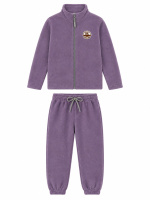 ЧЗ Комплект для девочки (толстовка и брюки), 2-5 лет, 100% п/э BONITO KIDS/ОР1977KD(ЧЗ)/уп.4шт./меш.72шт.
