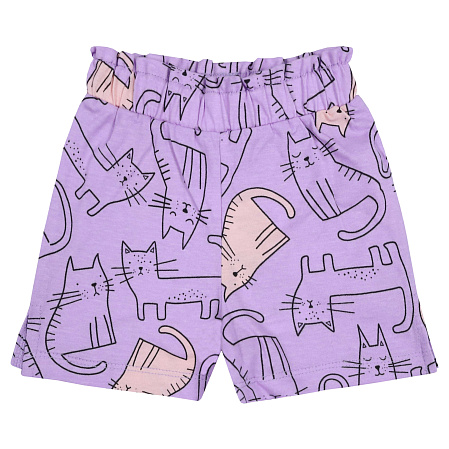 картинка БГ_ЧЗ Шорты для девочки 3-7 лет 100% хлопок BONITO KIDS/BK1475SH(12-23)(ЧЗ)/уп.5шт./меш.1000шт. от магазина