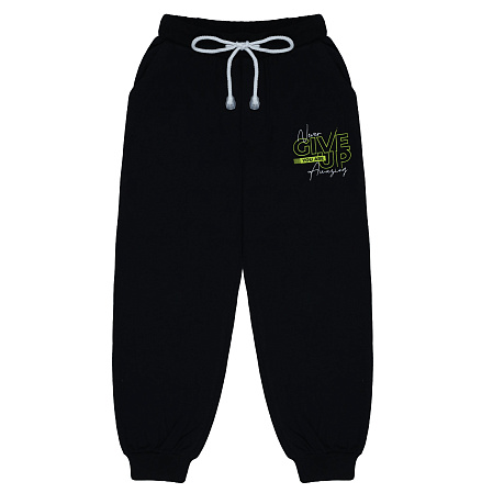 БГ_ЧЗ Штаны для мальчика 7-11 лет, 100% хлопок, BONITO KIDS/BK1312B(10-25)(ЧЗ)/уп.5шт./меш.300шт. от магазина