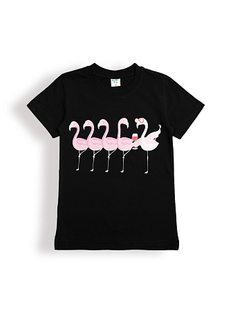 картинка КГ Футболка для девочки 5-8 лет 100% хлопок DIAS KIDS/DK0002D/уп.4шт./меш.800шт. от магазина