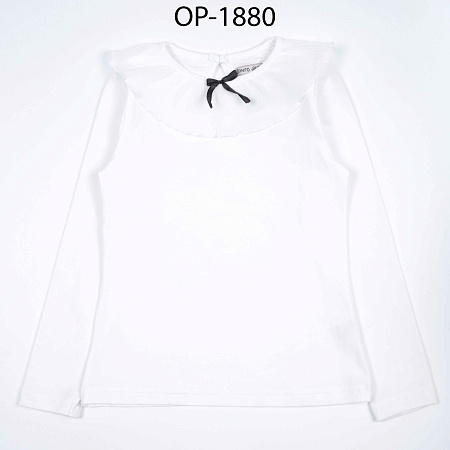 картинка ЧЗ Кофта для девочки 8-12 лет 95% хлопок 5% эластан BONITO KIDS/OP1880(ЧЗ)/уп.5шт./меш.370шт. от магазина