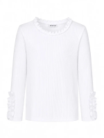 БГ_ЧЗ Блузка для девочки 4-8 лет, 100% Хлопок, BONITO KIDS/SS6200D(ЧЗ)/уп.5шт./меш.240шт.