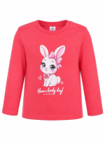 БГ_ЧЗ Футболка с длинным рукавом для девочки 1,5-4 лет 100% хлопок BONITO KIDS/BK0008D26(ЧЗ)/уп.4шт./меш.500шт.