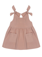 ЧЗ Платье для девочки 3-7 лет, 65% вискоза 35% лен, BONITO KIDS/OP1960(ЧЗ)/уп.5шт./меш 225.шт.