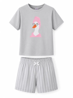 БГ_ЧЗ Пижама для девочки 10-14 лет 100% хлопок BONITO KIDS/BK1823PD(ЧЗ)/уп.5шт./меш.200шт. 