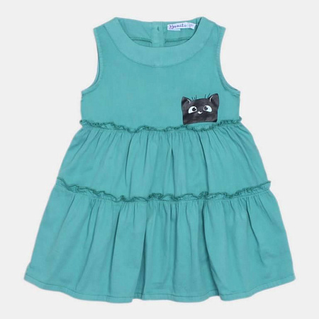 картинка ЧЗ Платье для девочки 3-7 лет 100% хлопок BONITO KIDS/OP1659(ЧЗ)/уп.5шт./меш 400.шт. от магазина
