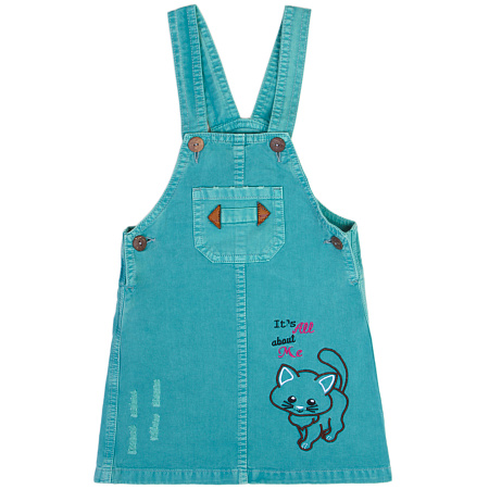 картинка ЧЗ Сарафан для девочки 3-7 лет 100% хлопок BONITO KIDS/OP1666(ЧЗ)/уп.5шт./меш.270 шт. от магазина