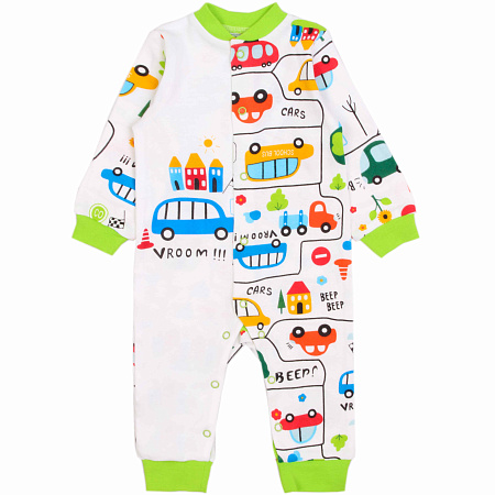 картинка БГ_ЧЗ Комбинезон детский 68-86 см 100% х/б BONITO KIDS/OP1386/уп.4шт./меш.448шт. от магазина