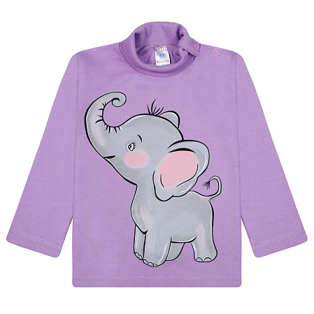 картинка БГ_ЧЗ Водолазка для девочки 1,5-4 лет 100% хлопок BONITO KIDS/BK0007D10-24/уп.4шт./меш.500шт. от магазина