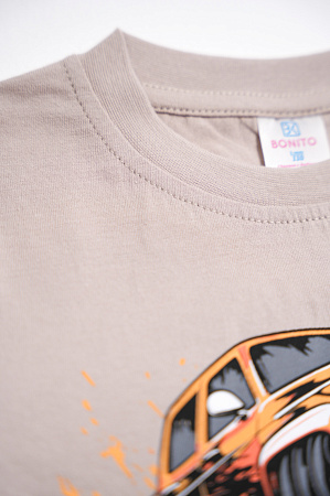  БГ_ЧЗ Футболка для мальчика 5-8 лет 100% хлопок BONITO KIDS/BK0002M(02-25)(ЧЗ)/уп.4шт./меш.700шт.