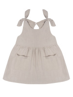 ЧЗ Платье для девочки 3-7 лет, 65% вискоза 35% лен, BONITO KIDS/OP1960(ЧЗ)/уп.5шт./меш 225.шт.
