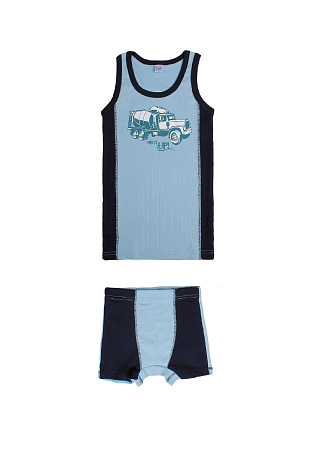 ЧЗ Комплект для мальчика (майка,трусы) 7-11 лет BONITO KIDS/BK1466MT(01-22)/уп.5шт./меш.360шт. от магазина