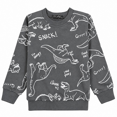 БГ_ЧЗ Толстовка для мальчика 3-7 лет BONITO KIDS/BK1518T(2026)(ЧЗ)/уп.5шт./меш.280шт. от магазина