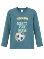 БГ_ЧЗ Футболка с длинным рукавом для мальчиков 5-9 лет 100% хлопок BONITO KIDS/BK0009LM26(ЧЗ)/уп.5шт./меш.400шт.