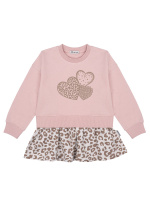 БГ_ЧЗ Платье для девочки 3-7 лет, 100% Хлопок, BONITO KIDS/SS6188P(ЧЗ)/уп.5шт./меш.160шт.