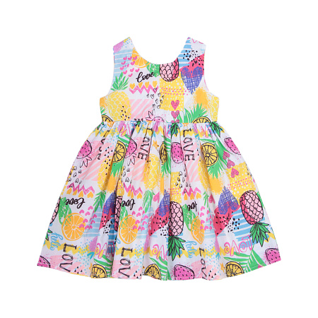 картинка ЧЗ Платье для девочки 3-7 лет 100% хлопок BONITO KIDS/OP1688(ЧЗ)/уп.5шт./меш.500шт. от магазина