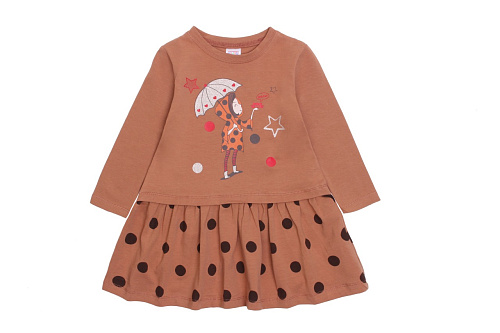 картинка КГ_ОТ Платье для девочки 2-6 лет 95% хлопок, 5% эластан BONITO KIDS /уп.5шт./меш.400шт от магазина