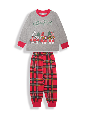 КГ Пижама для мальчика, 2-6 лет, 100% хлопок, BONITO KIDS/BK1495PJ(2025)/уп.5шт./меш.300шт. от магазина