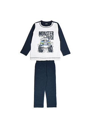 ЧЗ Пижама для детей 3-7 лет 100% хлопок BONITO KIDS/OP1083(ЧЗ)/уп.5шт./меш.300шт. от магазина