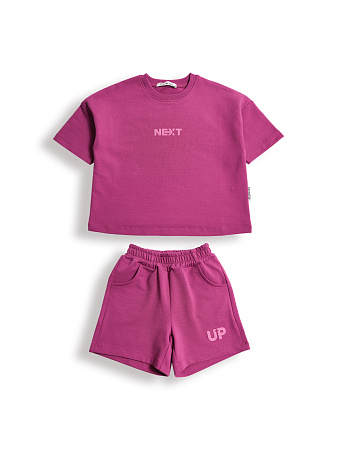 картинка БГ_ЧЗ Комплект для девочки (футболка и шорты) 3-7 лет 95% хлопок, 5% лайкра BONITO KIDS/SS6147(ЧЗ)/уп.5шт./меш.270шт. от магазина