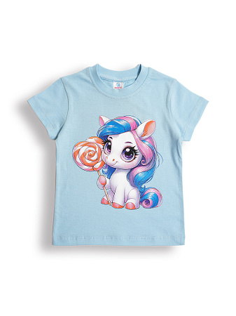 картинка КГ Футболка для девочки, 1,5-4 лет, 100% хлопок, BONITO KIDS/BK0001D(2025)/уп.4шт./меш.800шт. от магазина