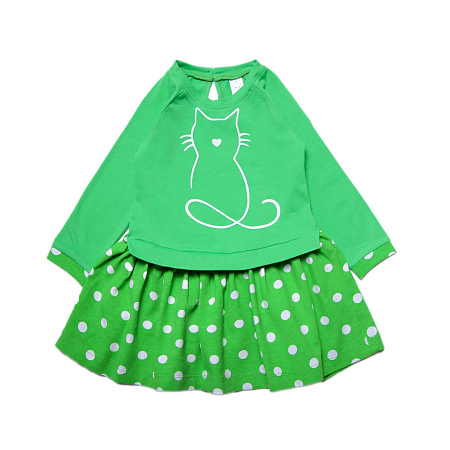 картинка БГ_ЧЗ Платье для девочки 2-6 лет 92% хлопок, 8% лайкра BONITO KIDS/SS6014(01-24)(ЧЗ)/уп.5шт./меш.350шт. от магазина