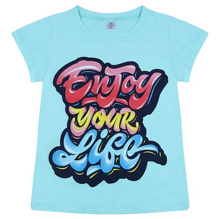 картинка БГ Футболка для девочки, 8-12 лет, 100% хлопок, BONITO KIDS/BK0003D(01-24)/уп.5шт./меш.600шт. от магазина