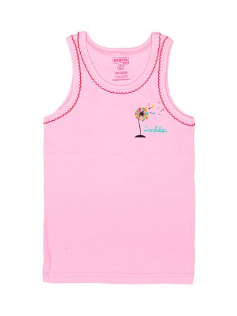 картинка ЧЗ Майка для девочки 7-11 лет 100% хлопок BONITO KIDS/BK537D(650)(ЧЗ)/уп.5шт./меш.650шт. от магазина