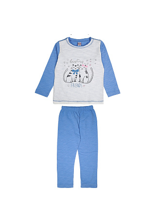 ЧЗ Пижама для детей 3-7 лет 100% хлопок BONITO KIDS/OP1083(ЧЗ)/уп.5шт./меш.300шт. от магазина