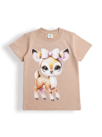 ЧЗ Футболка для девочки 2-4 лет 100% хлопок DIAS KIDS/DK0001D(ЧЗ)/уп.3шт./меш.900шт.