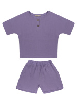 ЧЗ Комплект для девочки (футболка и шорты) 6-9 лет 100% хлопок BONITO KIDS/OP1936(02-26)(ЧЗ)/уп.4шт./меш.204шт.