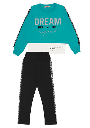 картинка ЧЗ Комплект для девочек тройка(Кофта, лосины, майка) 3-7,Футер 2-х нитка, BONITO KIDS/BK1542KML(ЧЗ)/уп.5шт./меш.200шт. от магазина