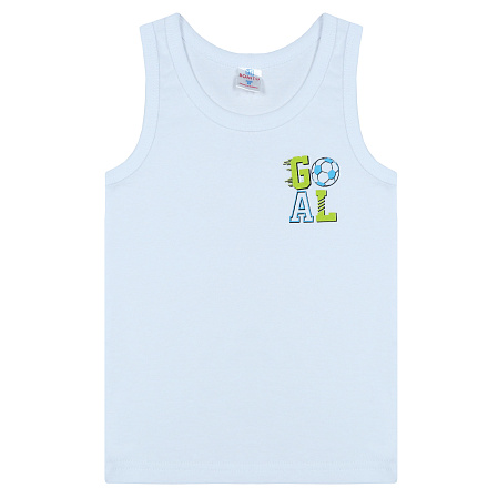 БГ_ЧЗ Майка для мальчика 2-6 лет 100% хлопок BONITO KIDS/BK0535M(ЧЗ)/уп.5шт./меш.900шт. от магазина