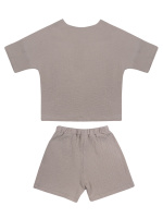 ЧЗ Комплект для девочки (футболка и шорты) 2-5 лет 100% хлопок BONITO KIDS/OP1935(2026)(ЧЗ)/уп.4шт./меш.244шт.