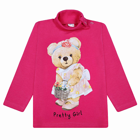 картинка БГ_ЧЗ Водолазка для девочки 1,5-4 лет 100% хлопок BONITO KIDS/BK0007D10-24/уп.4шт./меш.500шт. от магазина