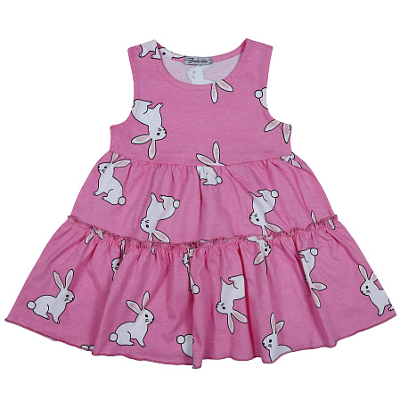 картинка КГ_БГ Платье для девочки 2-6 лет 100% хлопок BONITO KIDS/BK1749P(01-23)/уп.5шт./меш.500шт. от магазина